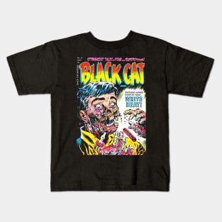 Black Cat Mystery 50 comic cover Kids T-Shirt